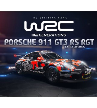 WRC Generations - Porsche 911 GT3 RS RGT Extra liveries DLC Steam Key GLOBAL